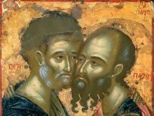 Φωτογραφία για Ο εναγκαλισμός των Αποστόλων Πέτρου και Παύλου