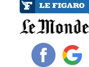 Φωτογραφία για Συμμαχία Le Figaro και Le Monde εναντίον Facebook και Google