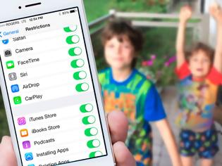 Φωτογραφία για Γνωρίζετε πως θα ρυθμίσετε το γονικό έλεγχο στο iphone η το ipad σας?