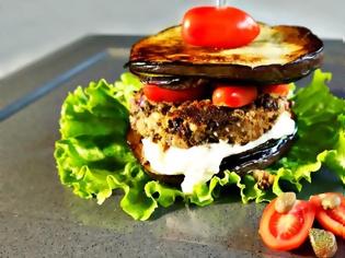 Φωτογραφία για Burger για χορτοφάγους με λίγες θερμίδες!