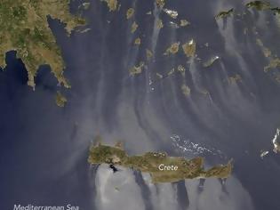 Φωτογραφία για Η NASA κατέγραψε ένα απίστευτο φαινόμενο στο Αιγαίο - Δείτε το... [photo]