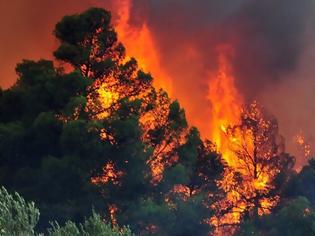 Φωτογραφία για Ολονύκτιος πύρινος εφιάλτης στις Ορθωνιές Ζακύνθου - Εκτός ελέγχου η μεγάλη φωτιά