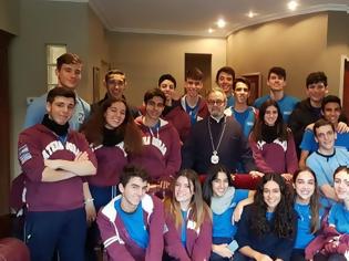 Φωτογραφία για Επίσκεψη Μαθητών στον Μητροπολίτη Μπουένος Άϊρες