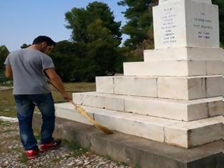 Φωτογραφία για Οι σπουδαστές του Δ.ΙΕΚ Ναυπλίου καθάρισαν τα μνημεία του ΚΕΜΧ