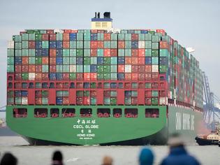 Φωτογραφία για Το τέρας CSCL Globe των 19.100 container (φωτό, βίντεο)
