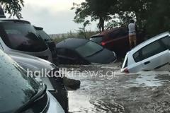 Καιρός: Νέες εικόνες χάους στη Σιθωνία της Χαλκιδικής - Πλημμύρες και καταστροφές [photos]