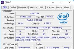 CPU-Z screenshot του 6πύρηνου Intel Core i7