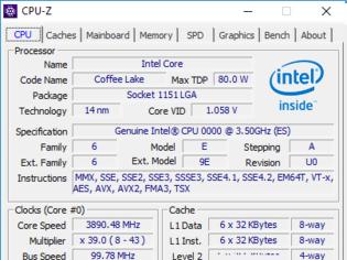 Φωτογραφία για CPU-Z screenshot του 6πύρηνου Intel Core i7