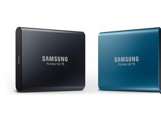 Φωτογραφία για Η Samsung ανακοίνωσε την νέα σειρά φορητών SSD, T5