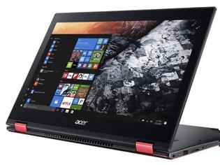 Φωτογραφία για Acer Nitro 5 Spin: convertible laptop για gamers με οθόνη 15.6” FHD