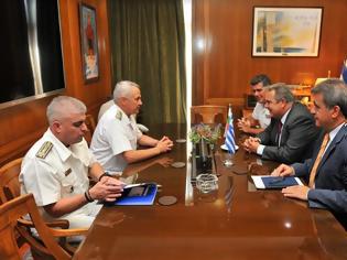Φωτογραφία για Συνάντηση ΥΕΘΑ Πάνου Καμμένου με τον Αρχηγό του Ναυτικού της Βουλγαρίας Mitko Alexandrov Petev