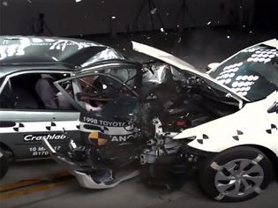 Φωτογραφία για Δείτε πόσο έχει εξελιχθεί η ασφάλεια των αυτοκινήτων τα τελευταία 20 χρόνια (Video)