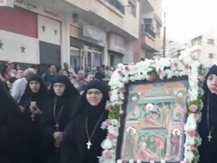 Φωτογραφία για Η πανήγυρη της θαυματουργής Παναγίας της Σεντνάγια στην Συρία [photos]