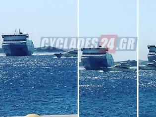 Φωτογραφία για Παραλίγο σοβαρό ατύχημα στο Λιμάνι της Μυκόνου