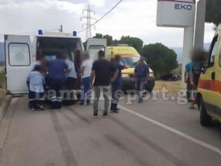 Φωτογραφία για Λαμία: Φορτηγό παρέσυρε οδηγό του ΚΤΕΛ [photos]