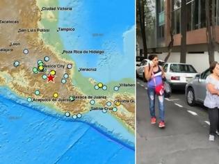 Φωτογραφία για Ισχυρός σεισμός στο Μεξικό – Βγήκαν στους δρόμους οι πολίτες [photos]