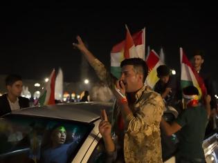 Φωτογραφία για Οι Κούρδοι πανηγυρίζουν για το δημοψήφισμα και οι Τούρκοι τους απειλούν