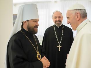 Φωτογραφία για Συνάντηση Μητροπολίτη Βολοκολάμσκ με τον Πάπα Φραγκίσκο