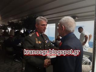 Φωτογραφία για Στρατηγός Δ. Μπίκος και Δήμαρχος Γ. Μπουτάρης στο θωρηκτό Αβέρωφ