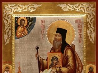 Φωτογραφία για Ο Άγιος Λεωνίδας του Ούστνεντουμσκ και η εικόνα της Παναγίας Οδηγήτριας