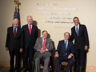 Φωτογραφία για Που θα συναντηθούν κι οι 5 εν ζωή Πρόεδροι των ΗΠΑ;