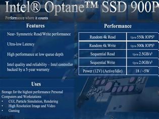 Φωτογραφία για Optane 900P: ο νέος high end NVMe SSD της Intel!