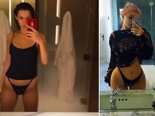 Φωτογραφία για Η σέξι selfie της Bella Hadid στο μπάνιο κάτι μας… θυμίζει