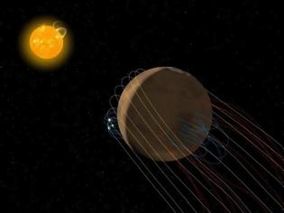 Φωτογραφία για O Αρης έχει μοναδική μαγνητο-ουρά
