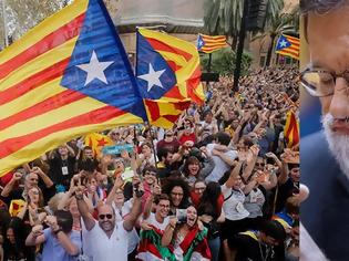 Φωτογραφία για Πανηγυρίζουν στην Καταλονία που ανακήρυξε την ανεξαρτησία της. Προβληματισμός στην Ευρώπη - Δείτε LIVE