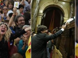 Φωτογραφία για Η Καταλονία κήρυξε ανεξαρτησία - Η Μαδρίτη ανέστειλε την αυτονομία της [video]