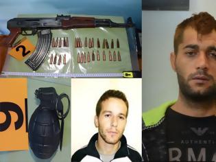 Φωτογραφία για Αυτοί είναι οι Αλβανοί δολοφόνοι του Ζαφειρόπουλου - Σφαίρες, χειροβομβίδες,περούκες και ρούχα αστυνομικών βρήκε η ΕΛ.ΑΣ στο διαμέρισμα του συλληφθέντα
