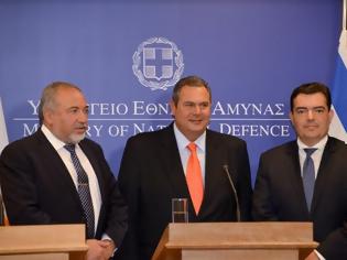 Φωτογραφία για Δήλωση ΥΕΘΑ Πάνου Καμμένου μετά την τριμερή συνάντηση των Υπουργών Άμυνας Ελλάδας, Κύπρου και Ισραήλ στο ΥΠΕΘΑ