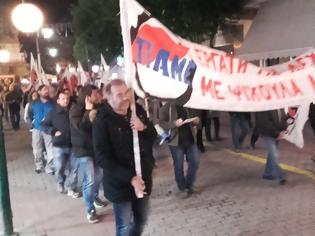 Φωτογραφία για Δυναμικό συλλαλητήριο πραγματοποίησε το ΠΑΜΕ στα Γιαννιτσά                              ενάντια στα νέα μέτρα & τον προϋπολογισμό