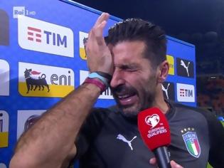 Φωτογραφία για «Λύγισε» ο Μπουφόν! Αποχαιρέτησε με δάκρυα την εθνική Ιταλίας (video)