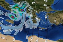 Καιρός: Η «Ευρυδίκη» κύκλωσε την Αττική – Καταιγίδες μέχρι την Παρασκευή