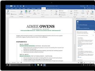 Φωτογραφία για Microsoft Word: Νέα λειτουργία για να συντάξεις το βιογραφικό σημείωμά σου με τη βοήθεια του LinkedIn [video]
