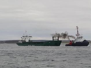 Φωτογραφία για Διάσωση φορτηγού πλοίου με μηχανική βλάβη στην Σκωτία