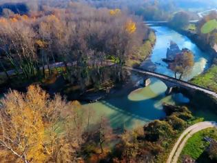 Φωτογραφία για Καστοριά: Κατέρρευσε η ιστορική γέφυρα της Ποριάς – Η περιοχή πριν και μετά την καταστροφή [photo+video]