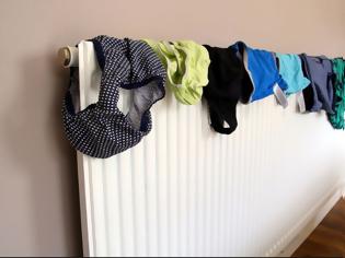 Φωτογραφία για Οι κίνδυνοι του να στεγνώνετε ρούχα μέσα στο σπίτι!