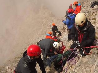 Φωτογραφία για Τραγωδία στον Όλυμπο: Νεκρός ο ορειβάτης που έπεσε σε χαράδρα 200 μέτρων