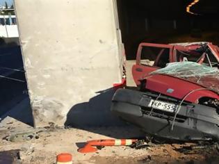 Φωτογραφία για TΡΑΓΩΔΙΑ στην Αττική Οδό: Αυτοκίνητο προσέκρουσε σε τοίχο – Σκοτώθηκε η 24χρονη οδηγός (Φώτο)