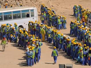 Φωτογραφία για Εργατικό δουλεμπόριο στα γήπεδα του Κατάρ