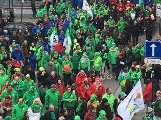 Φωτογραφία για Βέλγιο: Μεγάλη διαδήλωση κατά της αύξησης των ορίων συνταξιοδότησης