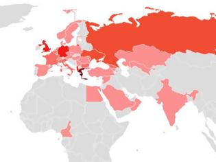 Φωτογραφία για Χάρτης: Πόσοι (και πού) είναι οι Έλληνες του εξωτερικού