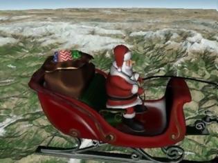 Φωτογραφία για Ο Άγιος Βασίλης ξεκίνησε και φέτος το μαγικό του ταξίδι - LIVE video