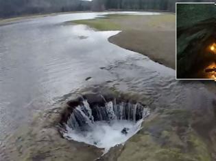 Φωτογραφία για Λίμνη στο Όρεγκον εξαφανίζεται μέσα από μια παράξενη οπή [video]