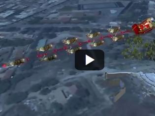 Φωτογραφία για Αυτά είδε ο Άγιος Βασίλης όταν πέταξε πάνω από την Ακρόπολη [video]