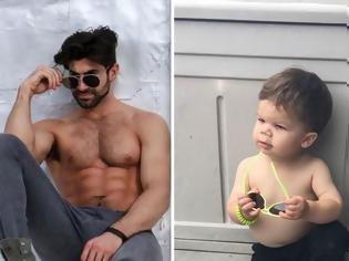 Φωτογραφία για Ποζάρει με τον ανιψιό του και τρελαίνει το Instagram!