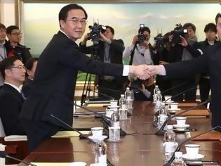 Φωτογραφία για Ιστορική συμφωνία Βόρειας και Νότιας Κορέας για τους Ολυμπιακούς Αγώνες