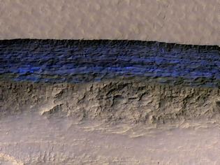 Φωτογραφία για Αποθέματα νερού σε μορφή πάγου εντοπίστηκαν στον Αρη